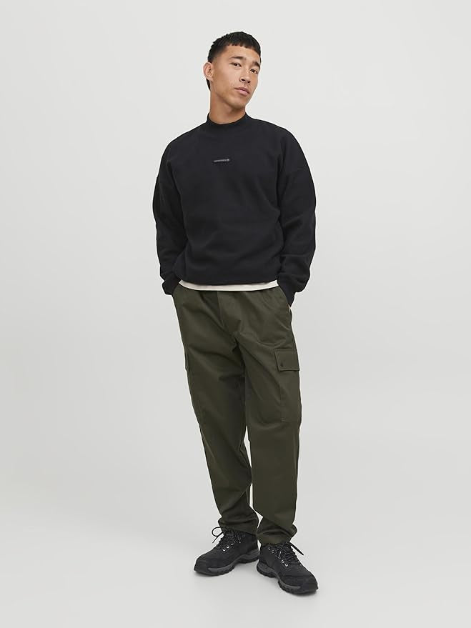 JACK & JONES Pantalon Cargo Pantalon Cargo Wide Fit