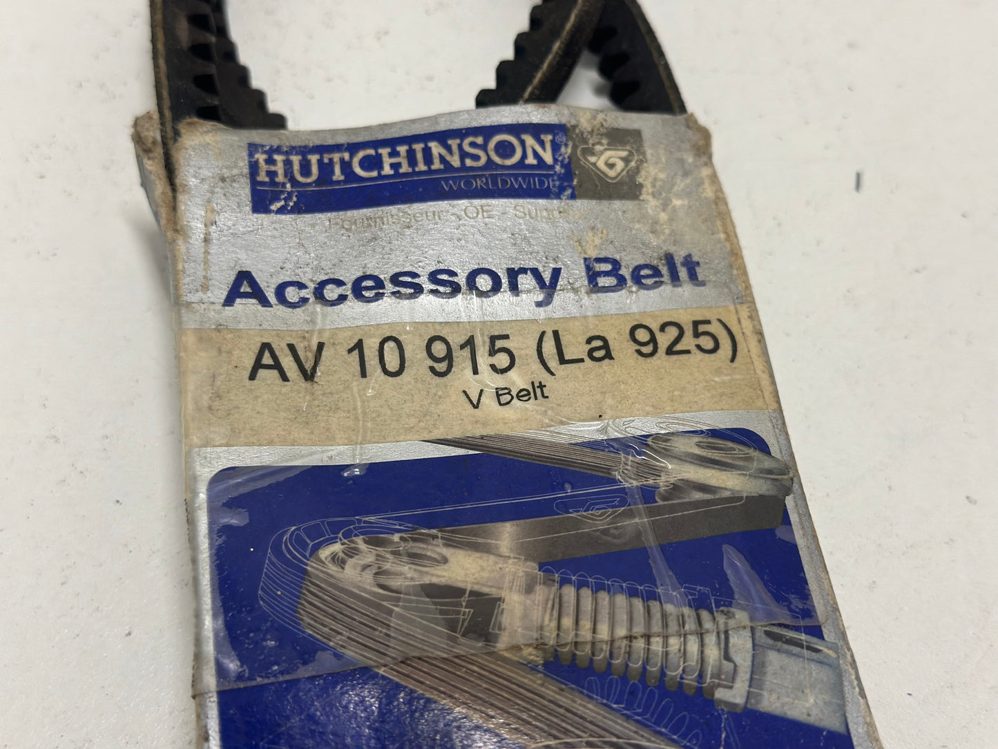 HUTCHINSON AV 10 La 925 Courroie trapézoïdale
Largeur: 10,0mm, Longueur: 925mm