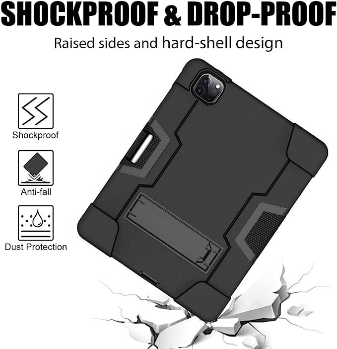 Coque pour iPad Pro 5ème/4ème/3ème génération, Coque iPad Pro 12,9 Pouces 2021/2020/2018