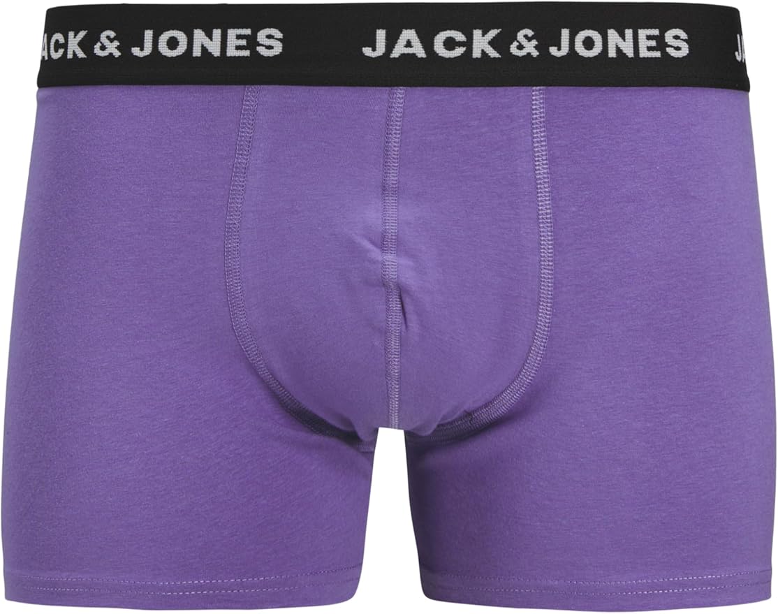 JACK & JONES Jacben Solid Trunks Lot de 5 Boxers 3 Homme