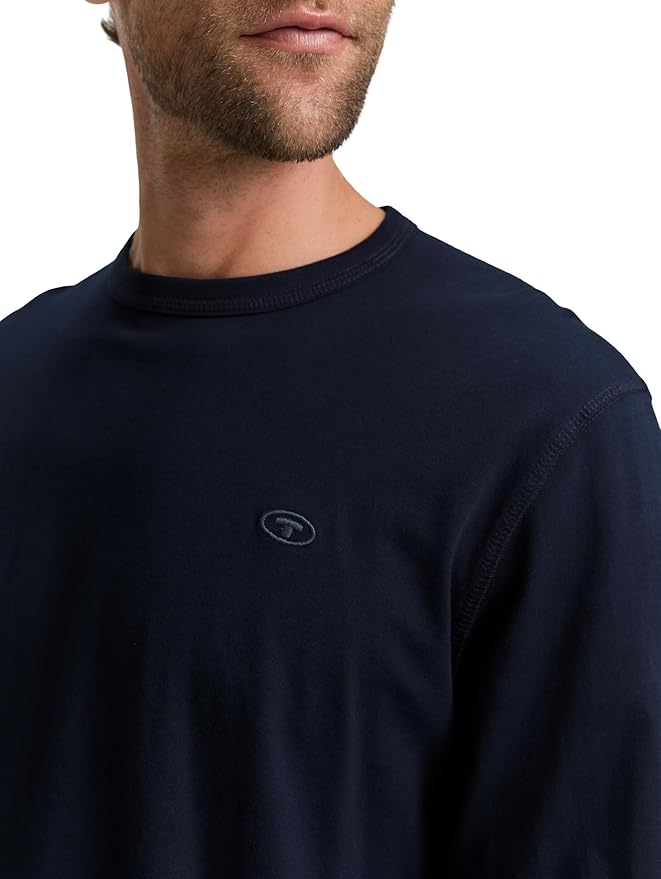 Tom Tailor T-Shirt à Manches Longues Homme (Lot de 1)