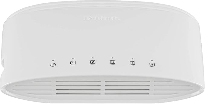 D-Link DGS-1005D Switch 5 ports Gigabit 10/100/1000mbps - Idéal Partage de Connexion et Mise en Réseau Small/Home Office
