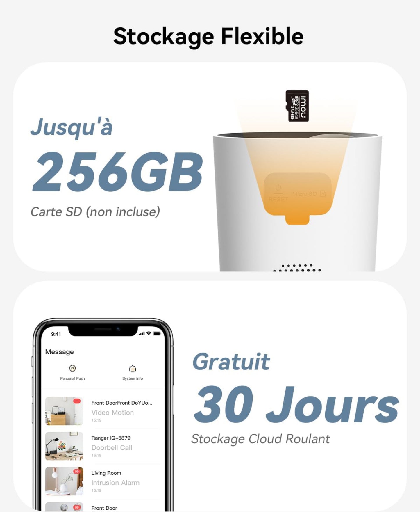 Imou 2K Caméra Surveillance WiFi Extérieur sans Fil Batterie, Caméra de Surveillance Extérieur, PIR & AI Détection Humaine, Vision Nocturne Couleur, Audio Bidirectionnel,Mode Privé,Sirène,Étanche IP66