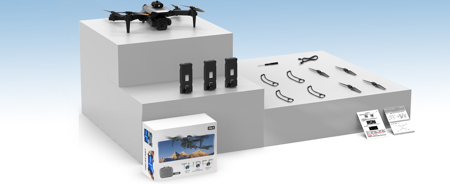Drone Avec Caméra 4K, Quadricoptère FPV WiFi Télécommandé, 360°Flips neuf