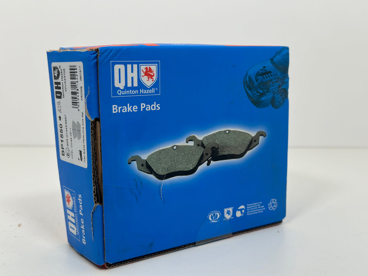 QUINTON HAZELL BP1764 Plaquettes de frein pour Chevrolet, Opel, VAUXHALL