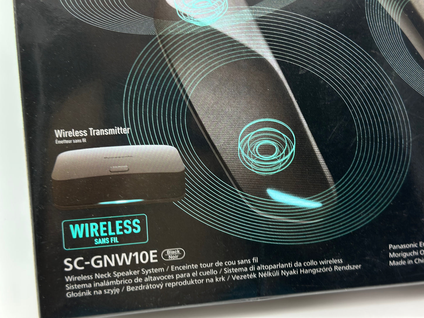 SC-GNW10E Haut-parleur de jeu sans fil, Sound Slayer™, Son 3D, Dolby Atmos®, noir