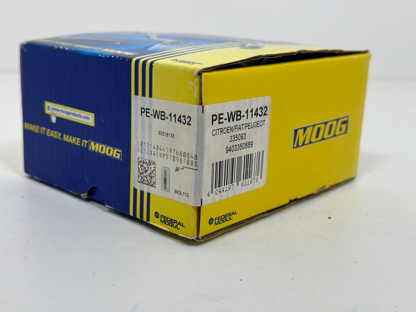 MOOG PE-WB-11432 Kit de roulement de roue
avec bague magnétique intégré, 86 mm
Réf.: PE-WB-11432
EAN: 4044197611676 pour Citroen, fiât, Opel, Peugeot, Toyota, VAUXHALL