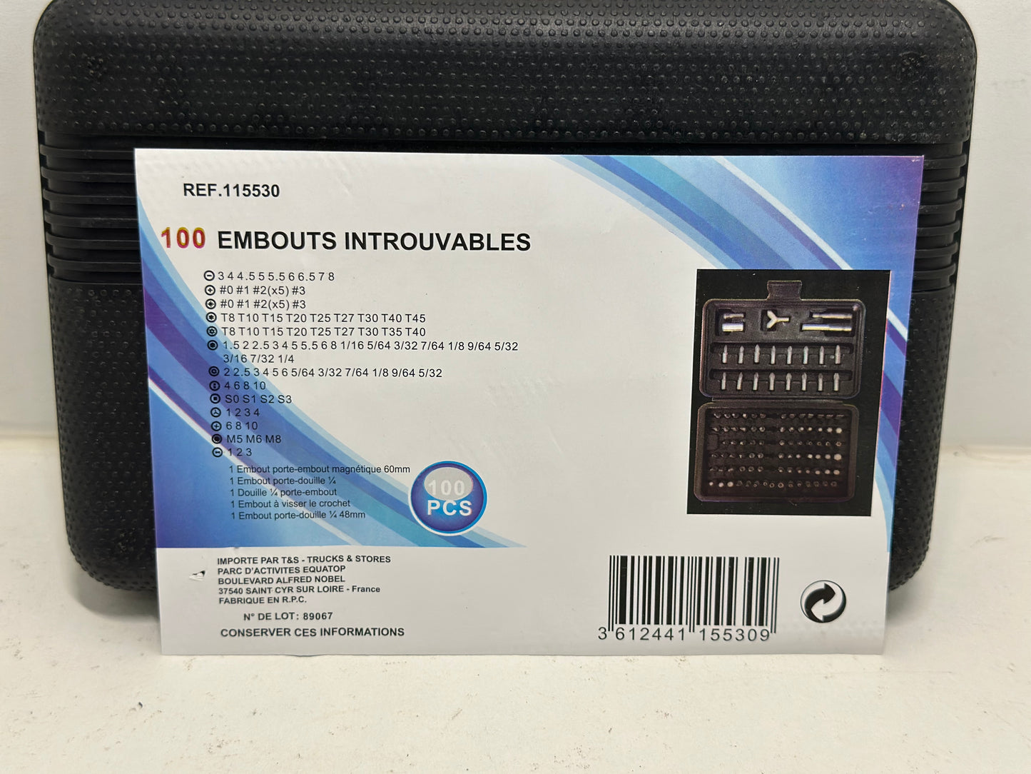 100 EMBOUTS INTROUVABLES de sécurité 