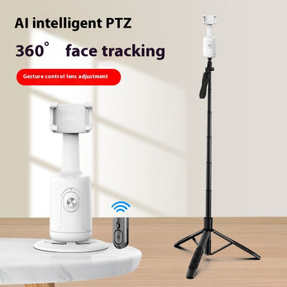 Stabilisateur 360, Suivi automatique du visage Cardan AI Smart Cardan Support de téléphone automatique pour smartphone Vidéo Vlog Trépied stabilisateur en direct