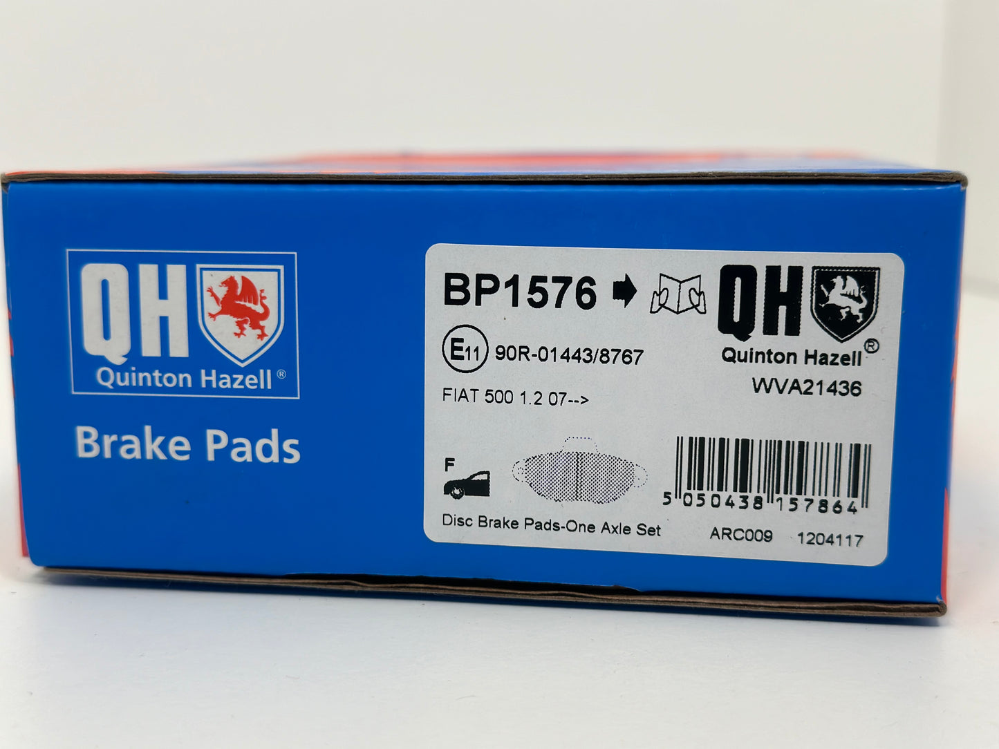 QUINTON HAZELL BP1576 Plaquettes de frein pour fiât et Ford