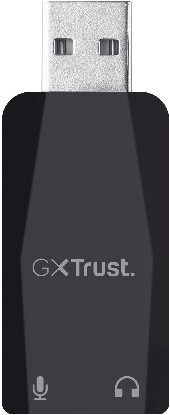 Trust Gaming GXT 212 Mico Microphone USB (Micro PC avec Connexions 3,5 mm et USB, Câble de 1,80 m, sur Trépied) Noir