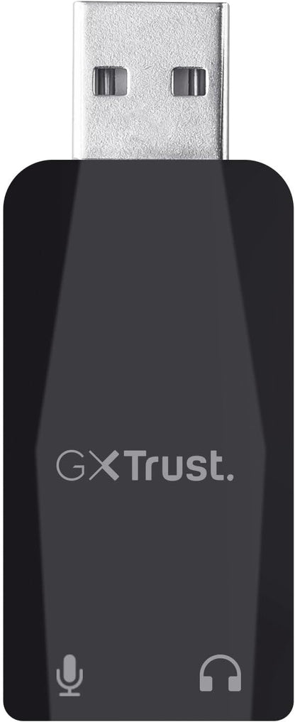 Trust Gaming GXT 212 Mico Microphone USB (Micro PC avec Connexions 3,5 mm et USB, Câble de 1,80 m, sur Trépied) Noir