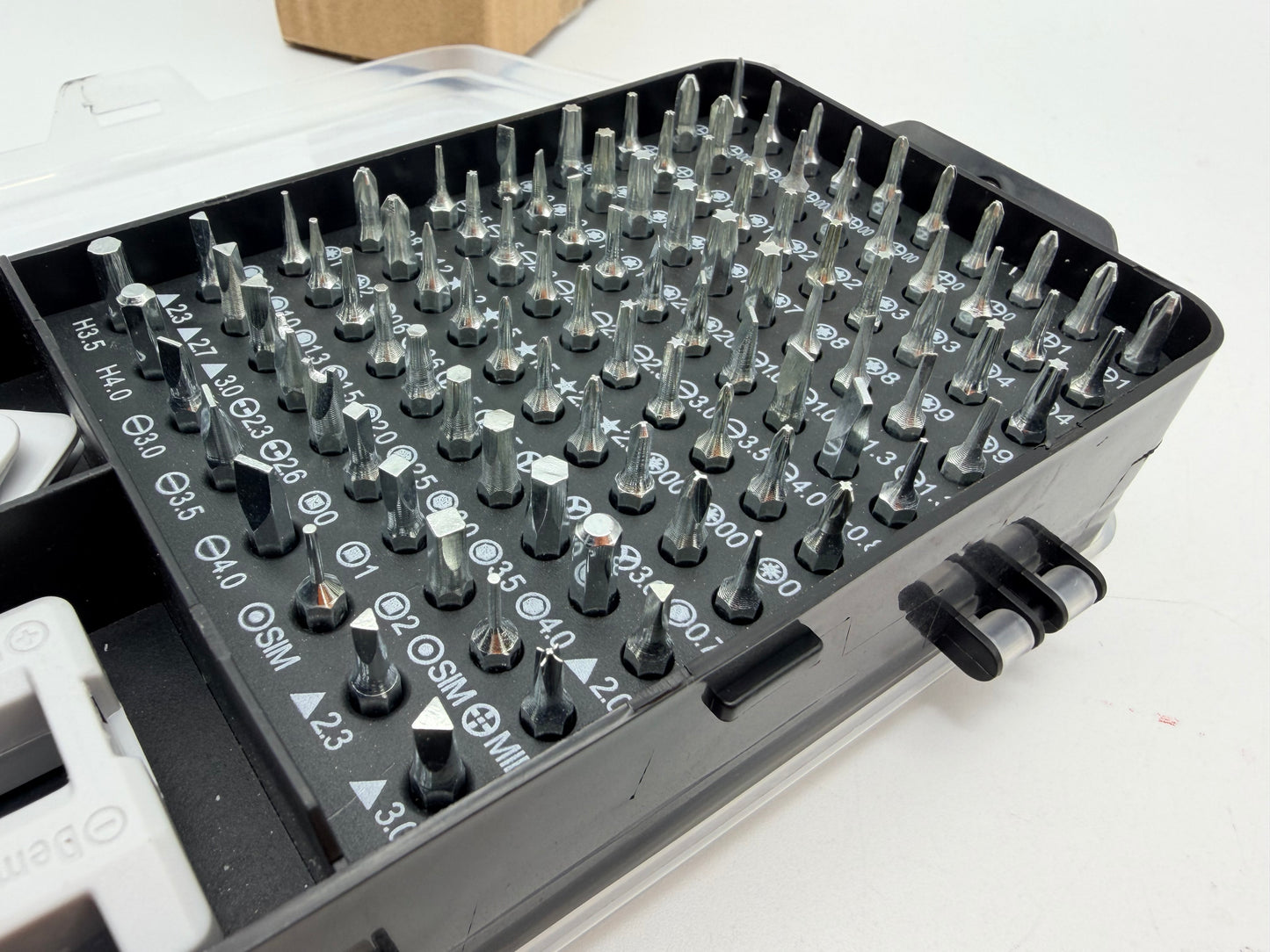 Jeu de tournevis de précision - 115 pièces - pour téléphone portable, ordinateur portable, PC, montres, lunettes, consoles