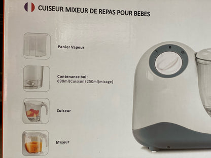 Robot Cuiseur Vapeur Multifonction idéal pour une cuisine saine pour le bébé neuf