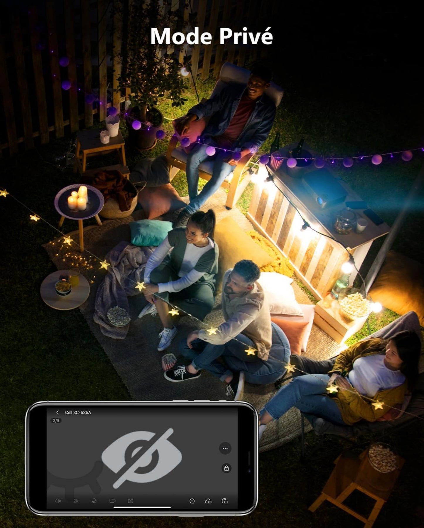 Imou 2K Caméra Surveillance WiFi Extérieur sans Fil Batterie, Caméra de Surveillance Extérieur, PIR & AI Détection Humaine, Vision Nocturne Couleur, Audio Bidirectionnel,Mode Privé,Sirène,Étanche IP66
