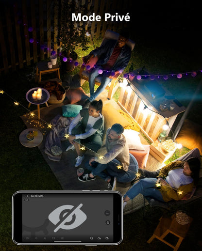 Imou 2K Caméra Surveillance WiFi Extérieur sans Fil Batterie, Caméra de Surveillance Extérieur, PIR & AI Détection Humaine, Vision Nocturne Couleur, Audio Bidirectionnel,Mode Privé,Sirène,Étanche IP66