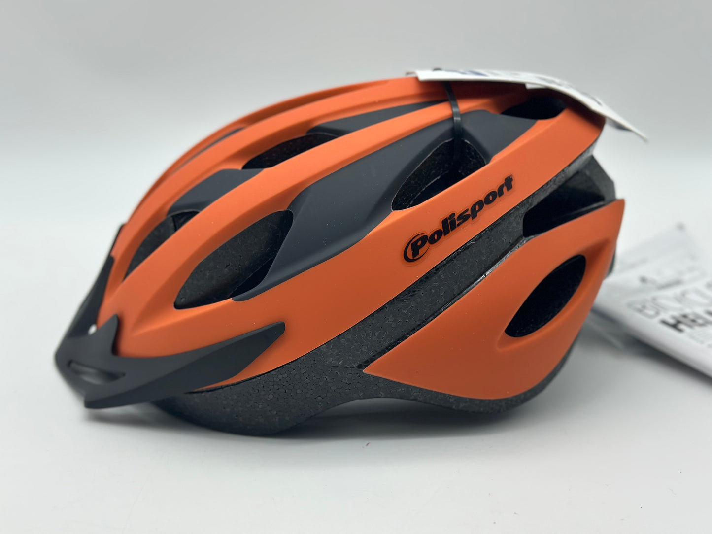 Motodak Casque Route/VTT polisport Sport Ride Orange Fluo/Noir Mat avec reglage Occipital 58/62