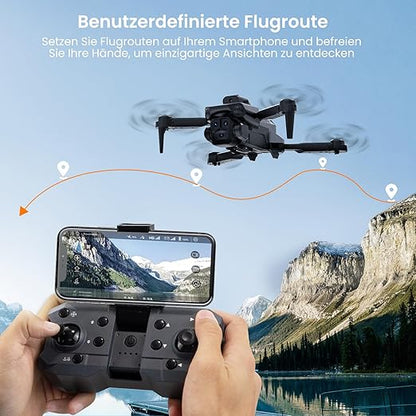Drone Avec Caméra 4K, Quadricoptère FPV WiFi Télécommandé, 360°Flips neuf