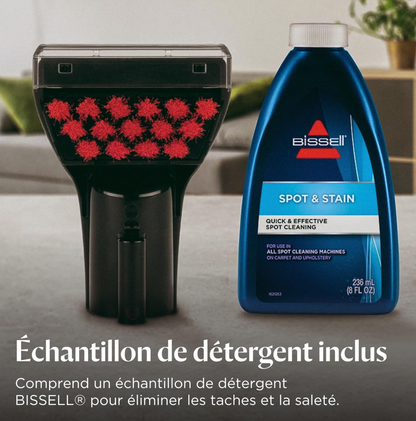 BISSELL SpotClean ProHeat, Shampouineuse Canapé, Moteur Puissant de 330W, Design Compact, avec Technologie HeatWave, Nettoyeur pour Tapis, Moquettes, Meubles, Tissus, Voiture & Plus Encore,