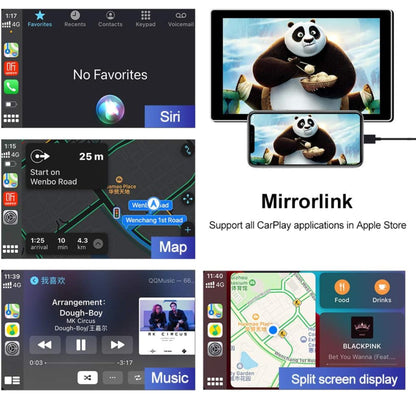 CarlinKit 2022 Nouveau CarPlay sans Fil and Filaire Android Auto Adaptateur,Applicable au système de Voiture Android de Rechange 5.0 ou supérieur(Veuillez Installer autokit.apk Avant d'acheter)