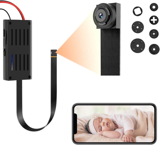 Mini caméra, enregistreur vidéo 1080P Portable petite caméra IP P2P sans fil avec détecteur de mouvement, contrôle d'application pour IOS et Android RÉUTILISABLE