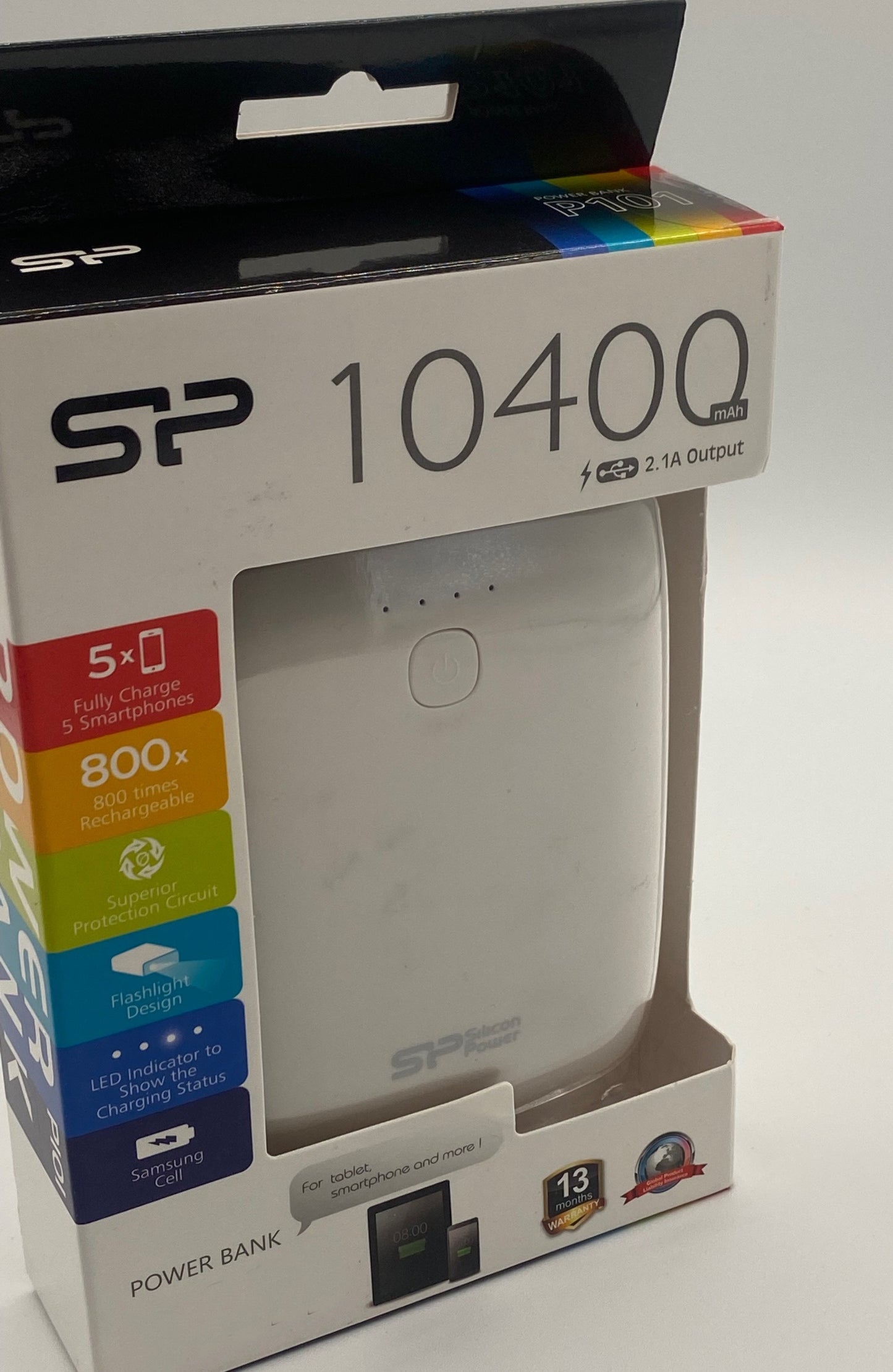 La batterie externe Silicon Power haute capacité de 10400 mAh neuve
