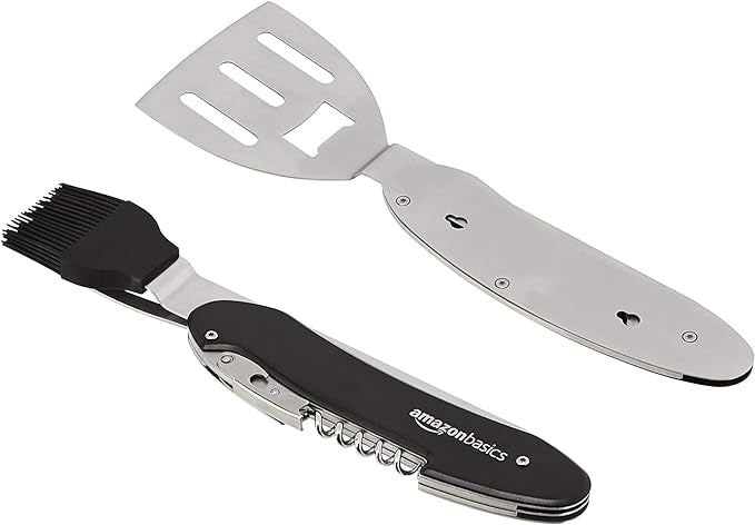 Basics Ustensile pliable 4 en 1 pour barbecue neuf