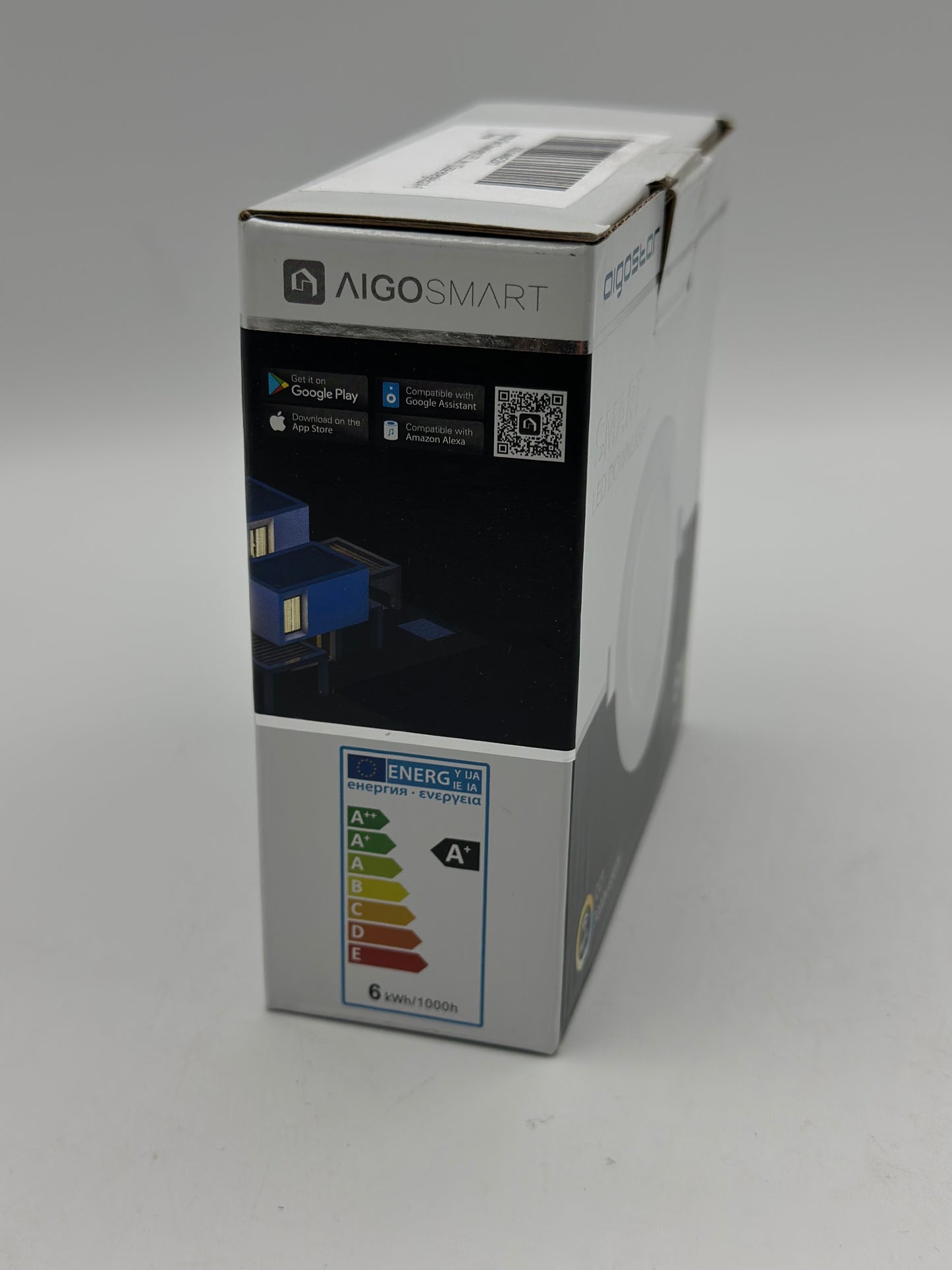 Aigostar Spots LED Encastré 12W Plafonnier Encastré Dimmable, couleur blanc chaud/froid intesité variable. 820lm, 3000-6500K
