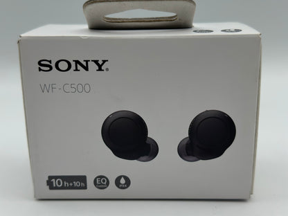 Sony WF-C500 - Ecouteurs bluetooth sans fil (étanchéité IPX4 Jusqu'à 20h d'autonomie) - Noir