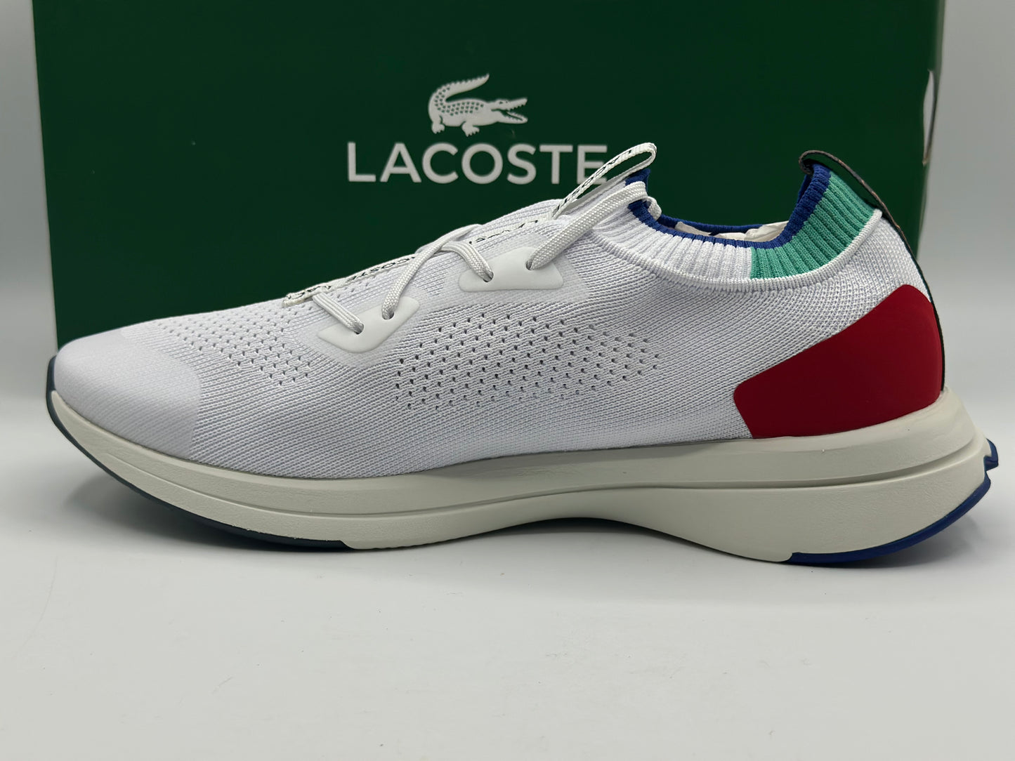 Sneakers Run Spin Knit mixte Lacoste en textile