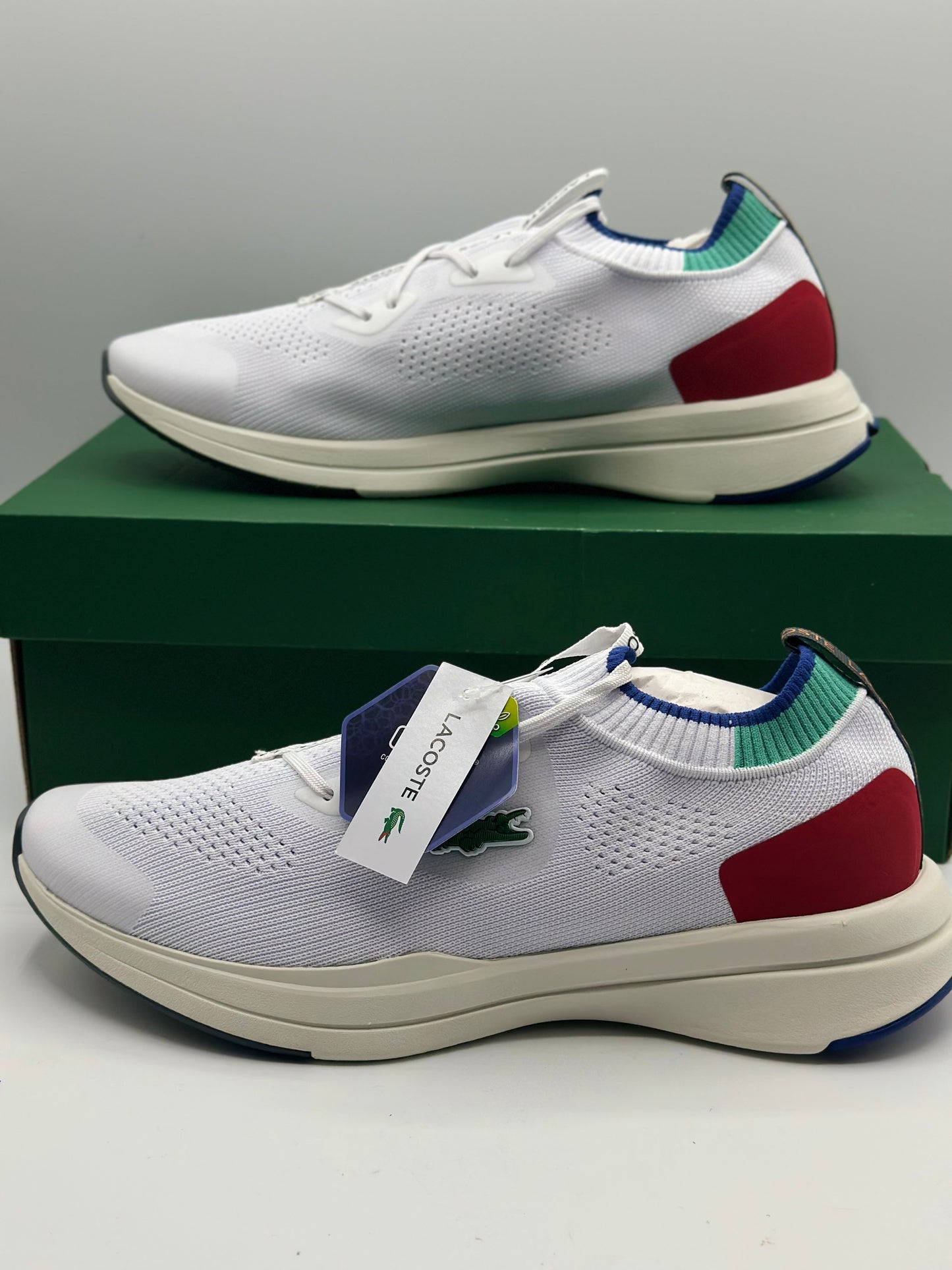Sneakers Run Spin Knit mixte Lacoste en textile