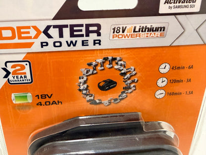 Batterie DEXTER POWER, 18 V, 4 Ah lithium-ion