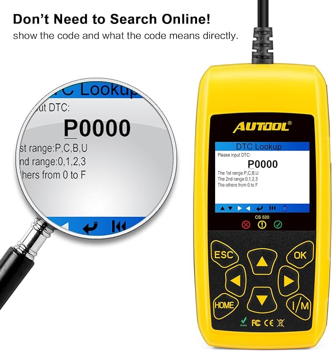 Autool CS520 Lecteur de Code Automatique Jaune neuf