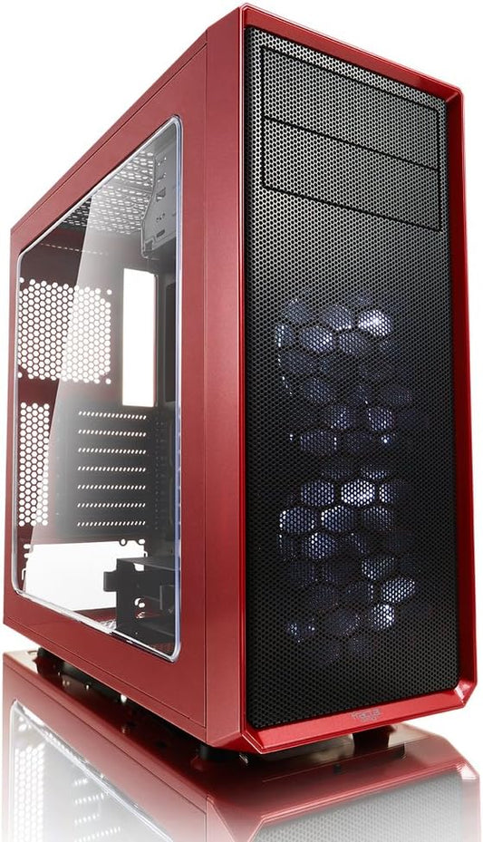 Boîtier d’ordinateur Mid Tower - ATX - Débit d’air élevé - 2X Fractal Design Silent LL Series 120mm neuf