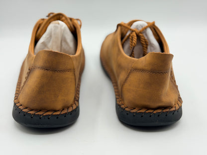 Chaussures en cuir décontractées pour hommes Mocassins athlétiques légers Chaussures à enfiler à la mode