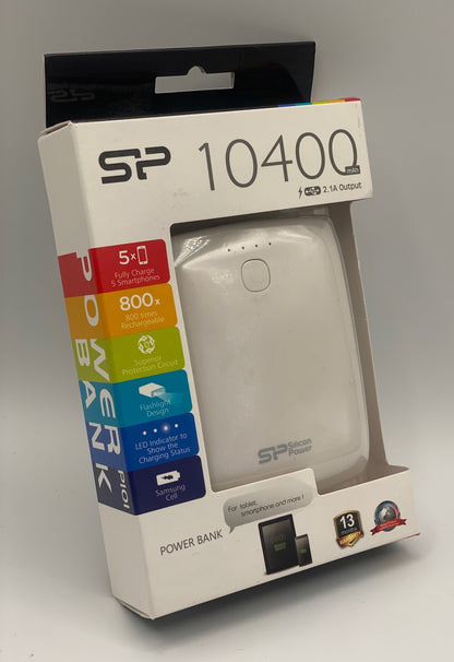 La batterie externe Silicon Power haute capacité de 10400 mAh neuve