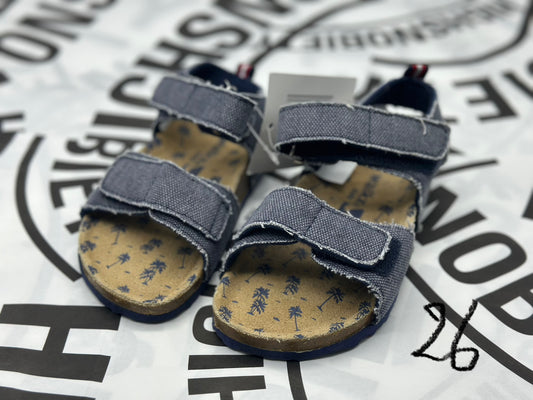Mules pour fille à scratch taille 26 neuves