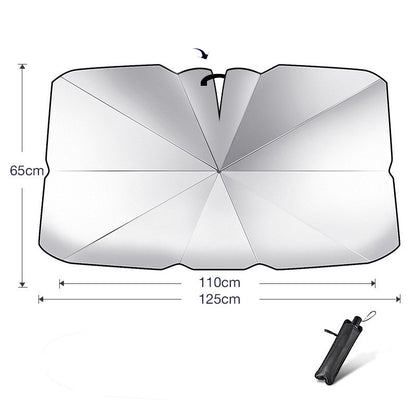 Parasol Parapluie Protection UV Pour Pare-brise de voiture pliable Isolation thermique