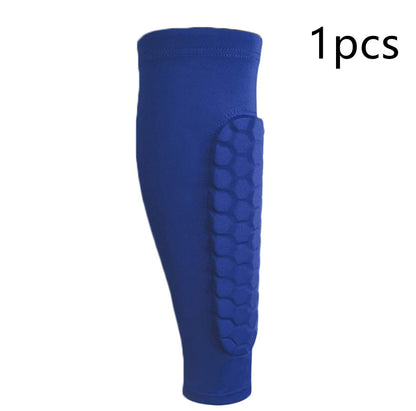 Protège-Tibia "Hexa-Shield" – Manchon de Compression Anti-Collision en Nid d'Abeille