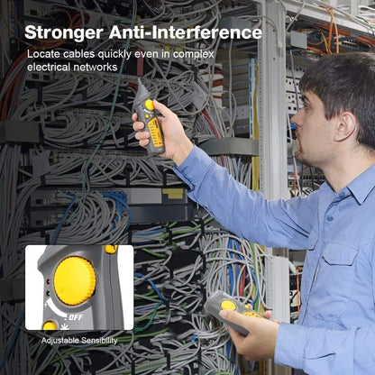 Détecteur de Câbles Electrique Testeur RJ45 RJ11 Traceur Câble Réseau Pratique à Opérer neuve