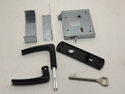 Serrure en applique avec poignée/clé à gorges Abus 22418 ASS SF BB