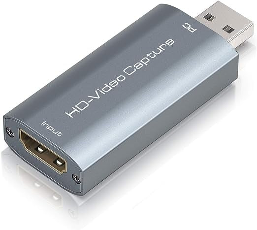 Carte de Capture Audio Vidéo, HDMI 1080P Video Capture Card de Jeu vers USB 2.0 pour Windows/Mac/Androide