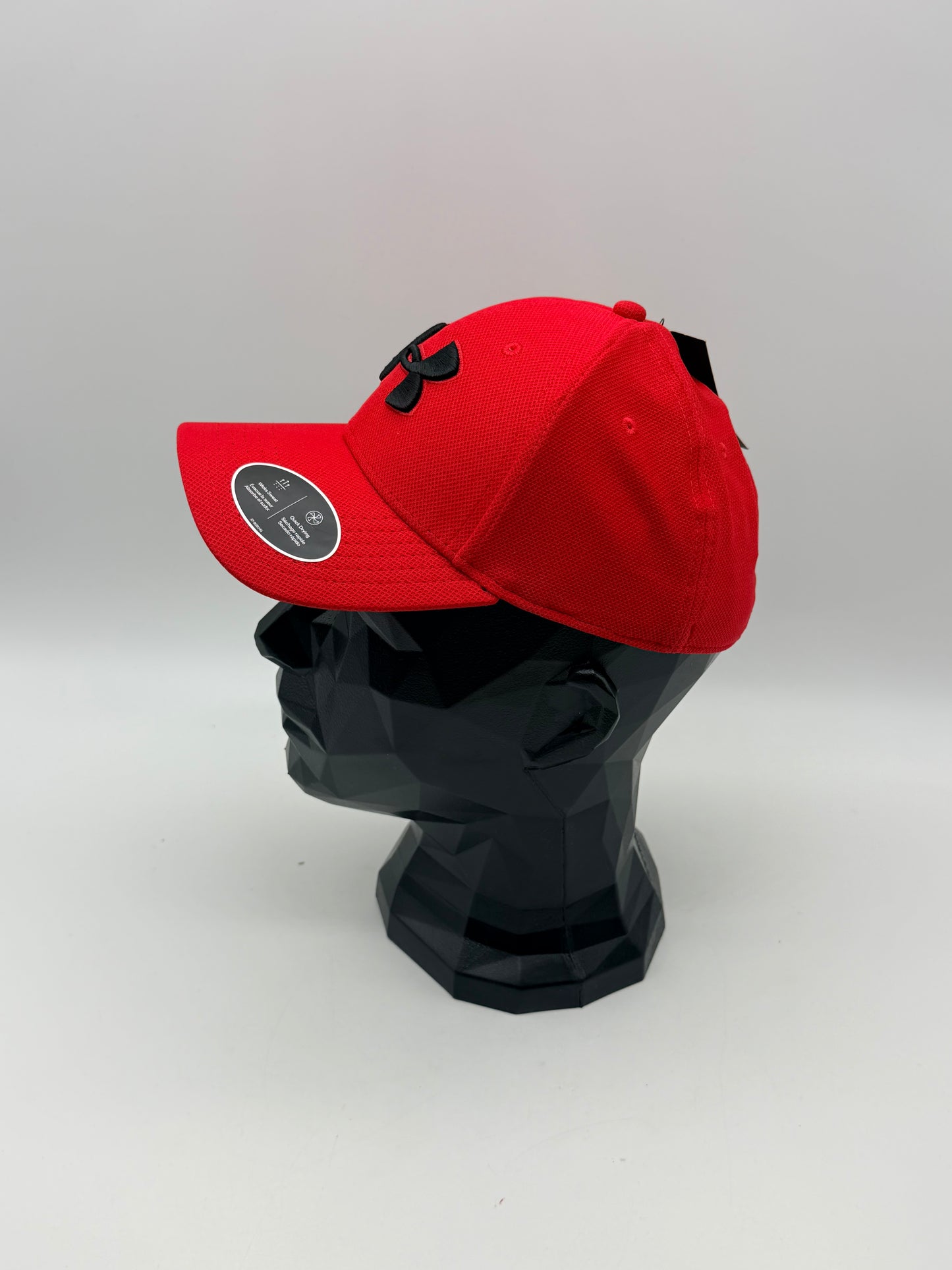 Casquette - Under Armour - Blitzing 3.0 - Rouge - Visière recourbée - Tissu UA Microthread