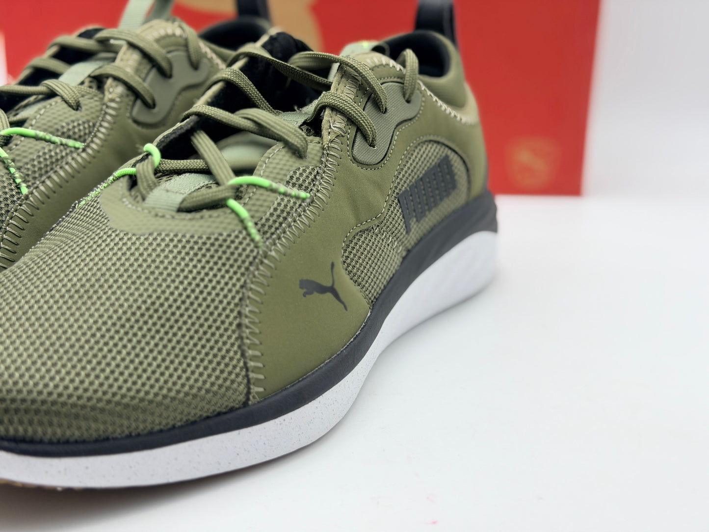 PUMA Mens Better Foam Emerge Street Running Sneakers Chaussures - Vert