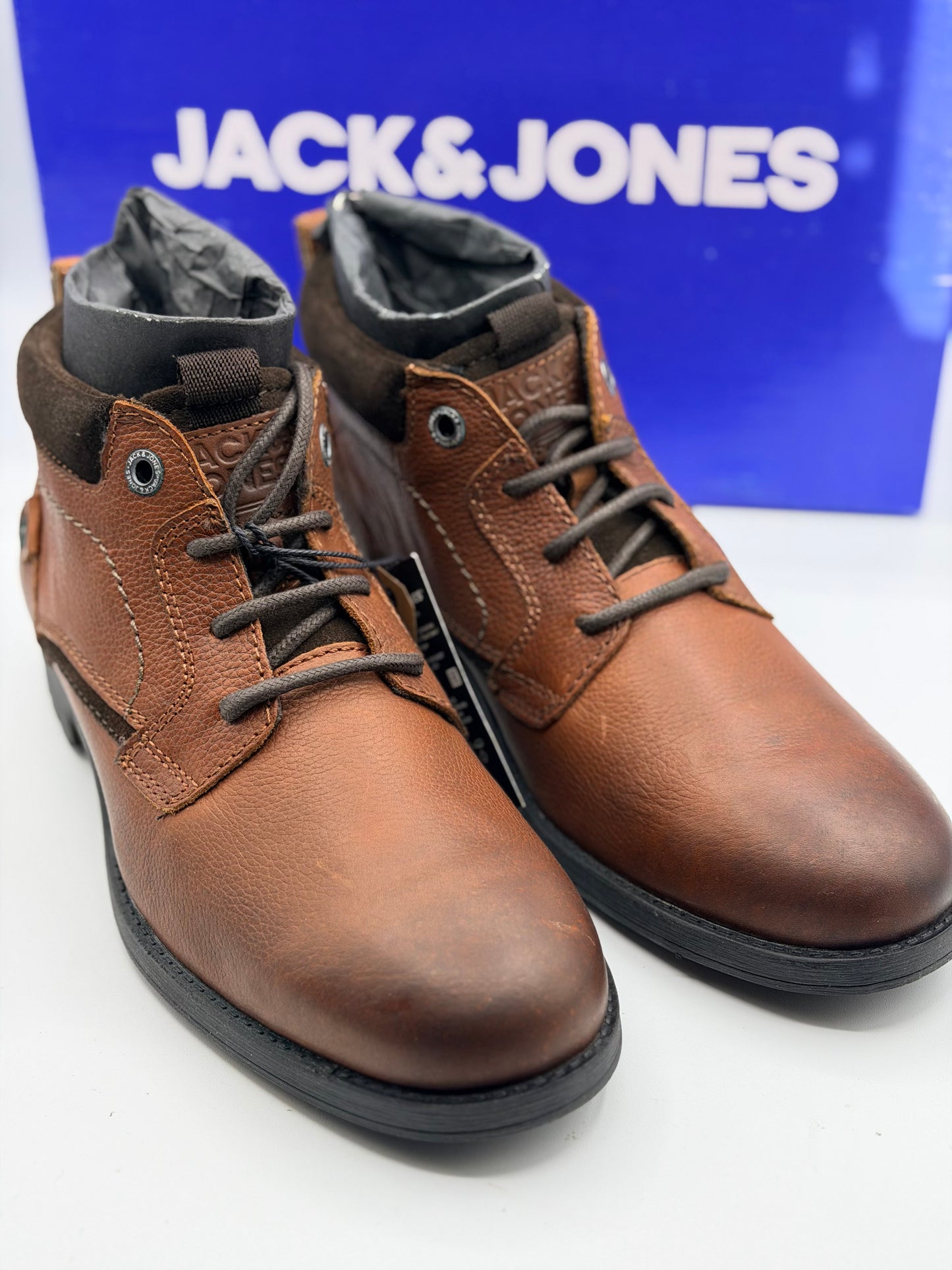 Jack & Jones - Bottines à lacets - honey