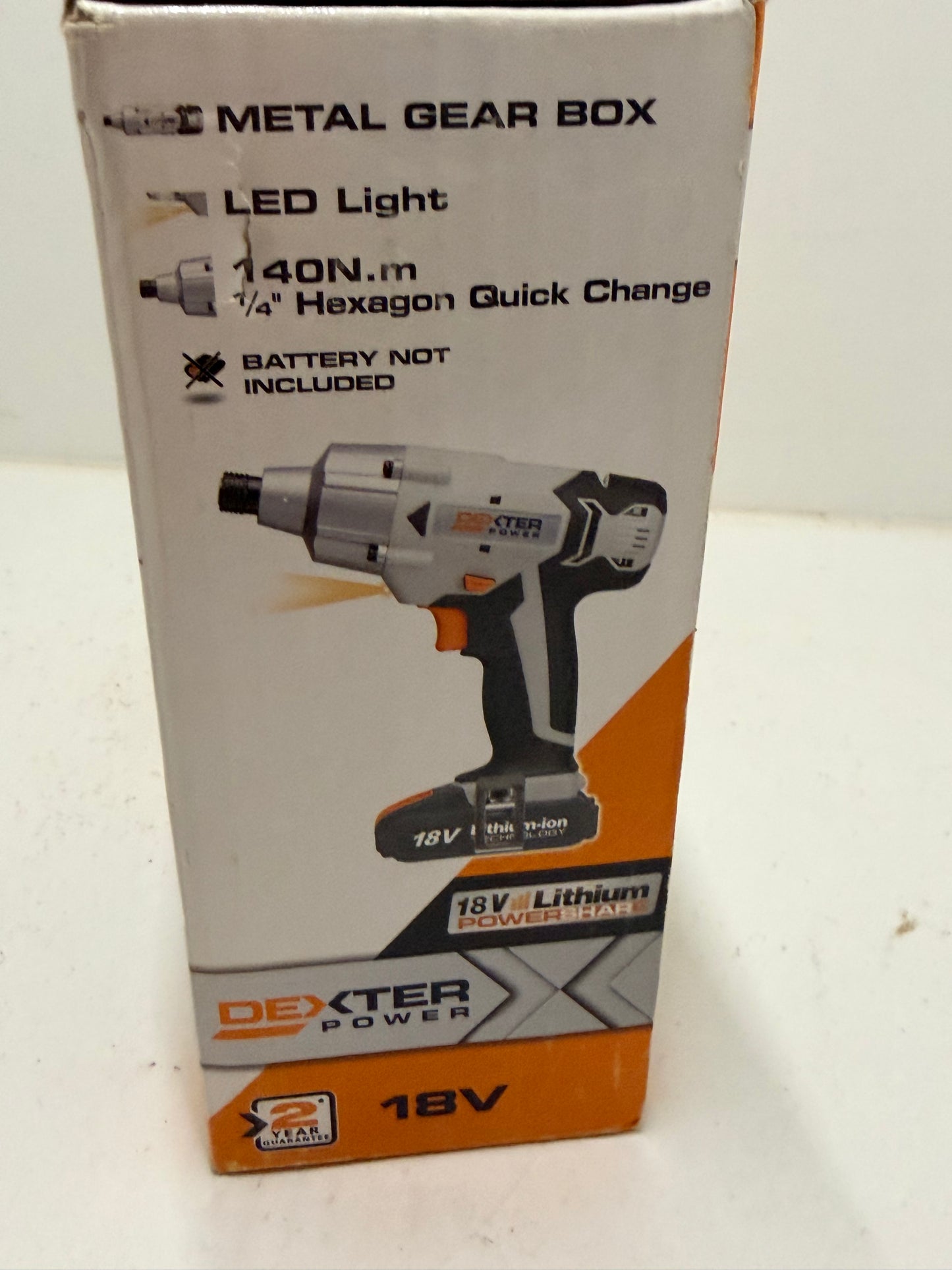 Visseuse à choc sans fil DEXTER POWER, 18 V, sans batterie neuve