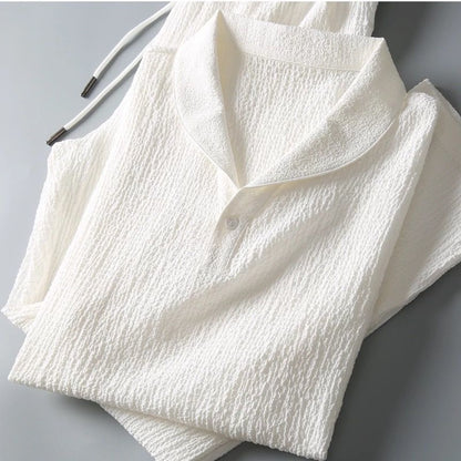 Ensemble "Aero-Ice" – T-shirt & pantalon en Soie de Glace Haute Performance