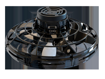Drone UFO "Gravity-Free" – Induction Manuelle, Rotation 360° & Illumination LED