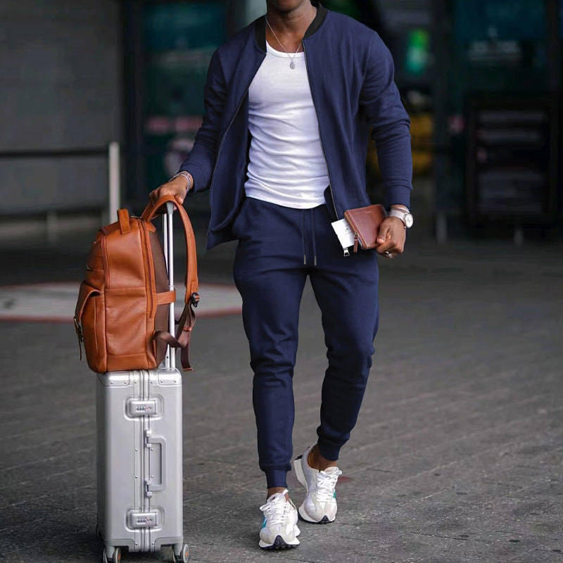 Ensemble "Motion-Flex" – Duo Sport & Casual, Haut Manches Longues et Jogging Ajusté