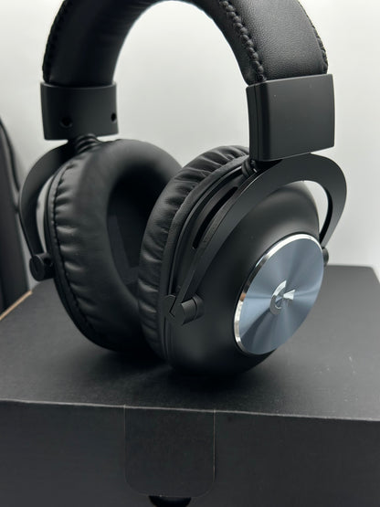 Logitech G PRO Casque Gamer Over-Ear, Transducteurs PRO-G 50mm, Aluminium, Acier et mousse à mémoire de fome, Confortable et Durable, pour les jeux Esports, PC / PS / Xbox / Nintendo Switch - Noir